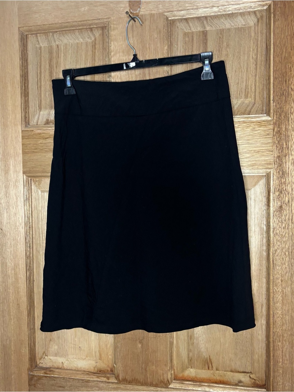 Banana Republic women’s wool Black A-Line Skirt size 8